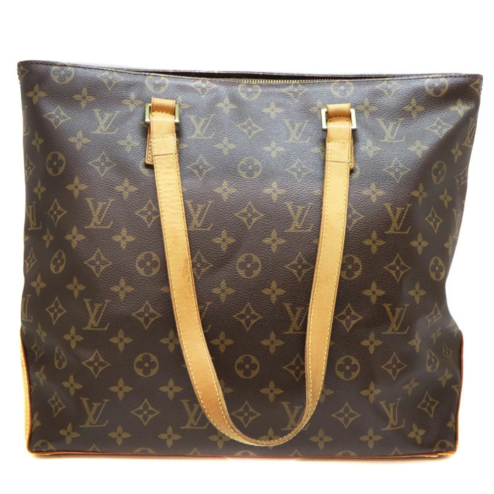 Louis Vuitton Mezzo Cabas Brown Monogram Shoulder Canvas Bag - Picture 2 of 6